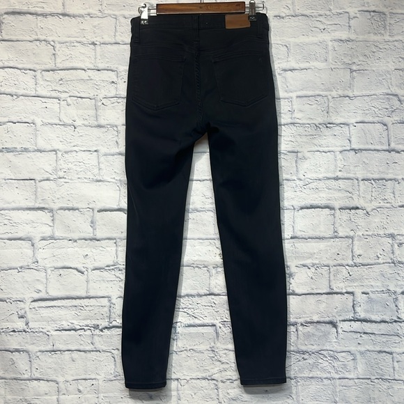 Madewell 9" High-Rise Skinny Jeans in Lunar Wash: - Picture 6 of 10
